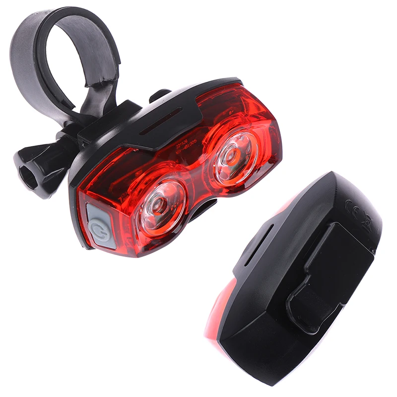 Safety Warning Headlight LED Bicycle Taillight 1000 M Cycling Light Moutain Road Bike Rear Saddle Lamp 3 Models