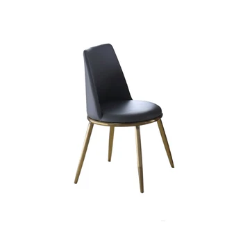 

Light Luxury Dining Chair Postmodern Hotel Cafe Bar Home Stainless Steel Gold-plated Wind Designer