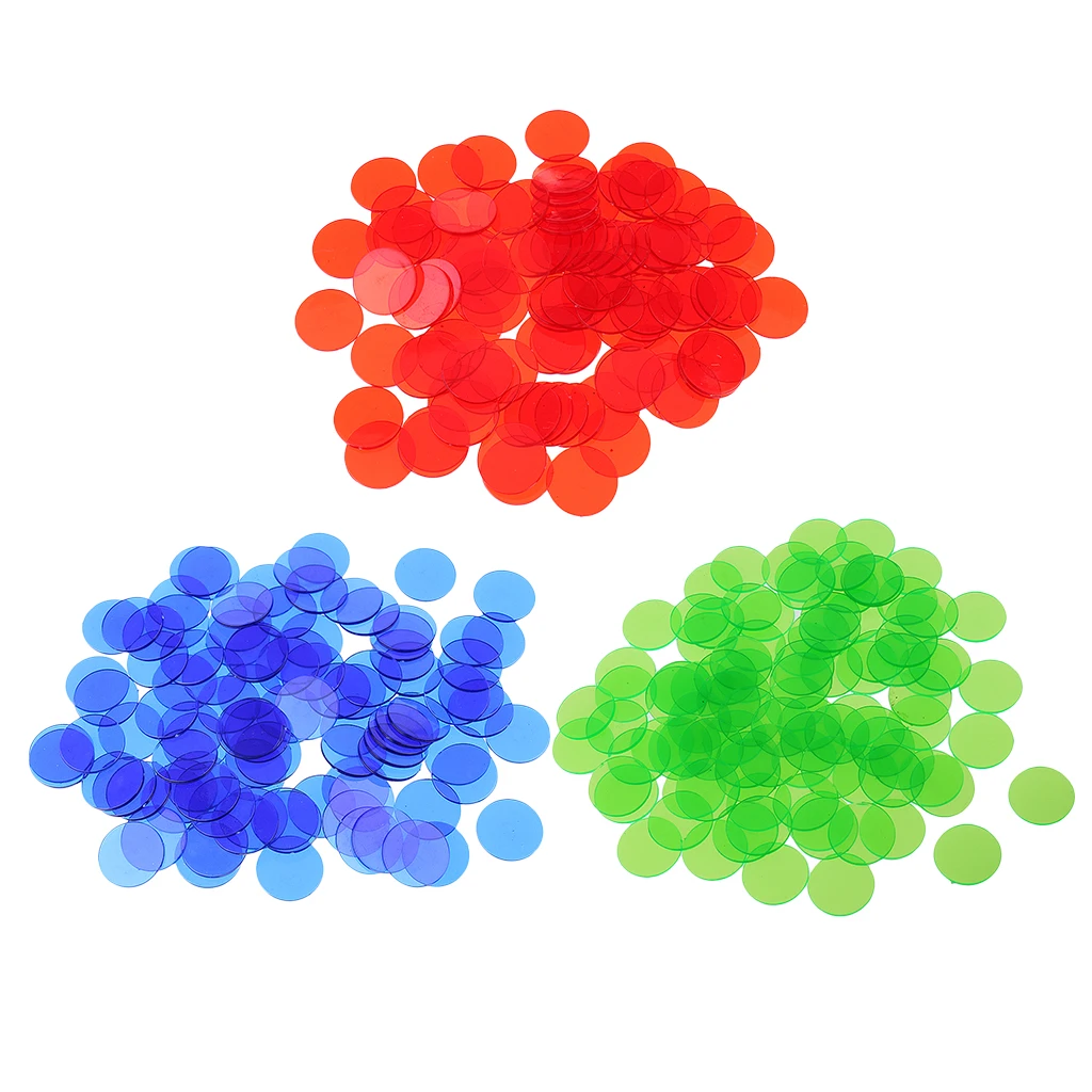 300Pcs 19mm Bingo Chips Markers For Bingo Game Poker Cards Kids Counters Toys Christmas Gift 300Pcs 19mm Bingo Chips Markers For Bingo Game Poker Cards Kids Counters Toys Christmas Gift