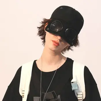 

Men Women Pilot Glasses Duck Hat Fashion Wild Students Street Trend Baseball Cap 649C