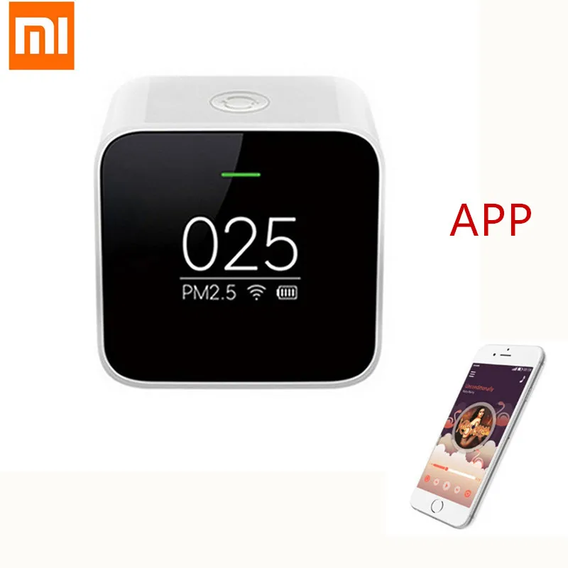 

Hot Global original Xiaomi Smart Air Quality Monitor PM 2.5 Detector OLED Display Wifi Portable APP Control Air Quality Tester
