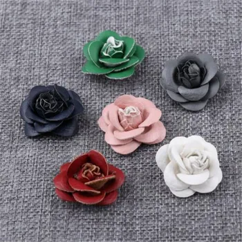 

Fake Roses Flower Head Dia.0.98" 50Pcs Rose for DIY Wedding Corsage Hairpin Headdress Shoes Hat Decorative Garment Accessorie