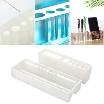 

Multi-Functional Pen Holder Resin Molds Storage Box Pencil Holder Silicone Mold