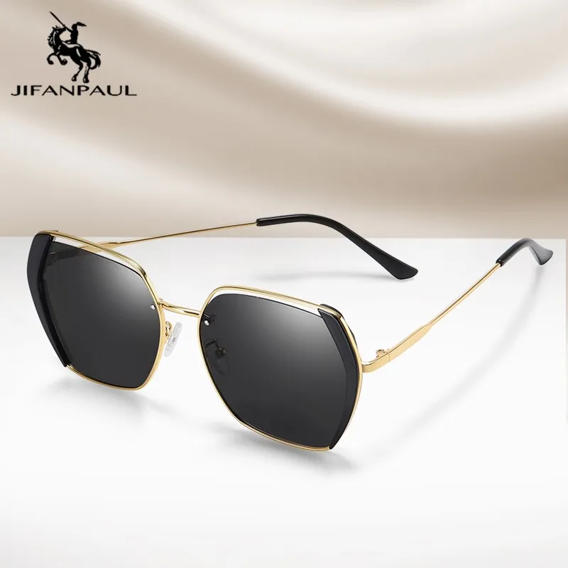 

JIFANPAUL Brand Polarized Sunglasses Diamond cutting Lens Outdoor Vintage Women Retro Goggles Fashion Driving Eyewear