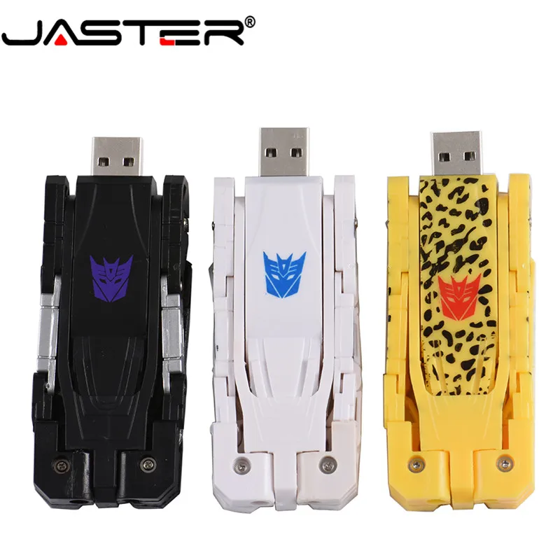 Флэш накопитель JASTER пластиковый U диск мультяшный персонаж usb 2 0 трансформатор 4