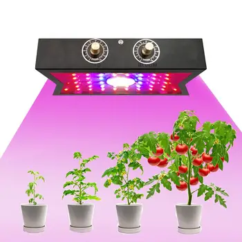 

1200W LED Plant Grow Light, Sunlight Lamps with Adjustable Bloom and Vegetable and Cooling Fan for Indoor Plants Veg and Flower