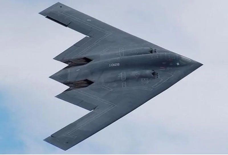 ВВС США В2 призрак стелс бомбардировщик B-2 сплав готовой модели самолета 1/200