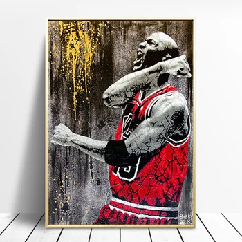 

Basketball Star Classic Kobe Bryant Poster and Print Canvas Painting Wall Art Picture for Living Room Home Decoration Cuadros