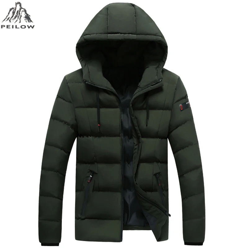 Plus Size 6XL 7XL 8XL Men's Winter Jackets Cotton Thermal Warm Hooded Parka Men Coats Casual Windbreaker Male Overcoat Outwear