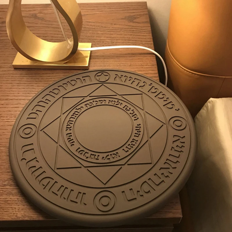  Qi Magic Array Wireless Charger Qi Wireless Fast Charger 5W 10W Mouse Pad with voice for IPhone X f - 4000608043015