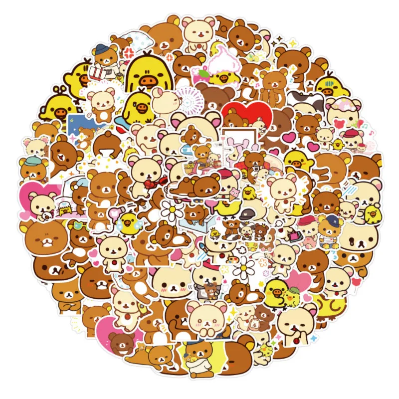 10/30/50/100 stücke Neue Rilakkuma Diy Telefon Snowboard Laptop Gepäck Geburtstag Party Geschenk Kühlschrank Gitarre Graffiti klassische Aufkleber – Detail 2