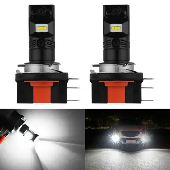 

10-30V DC Headlight Bulb 3000lms/Set 6000K Cool White Accessories 2pcs/kit