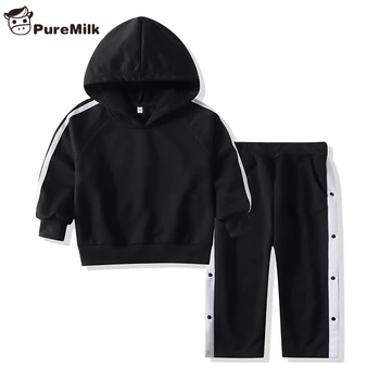 

PureMilk Track Suit For Boys And Girls Long Sleeve Hoodies With Pant 2PCS Set