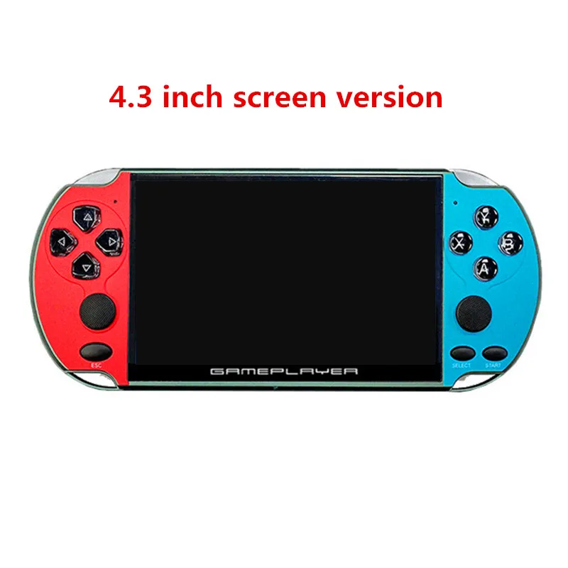 2019 version X7/X9 Plus Handheld Game Player 5.1 Inch HD  8G ROM Built in 10000 Games TV Output Multimedia Video Game Console 
