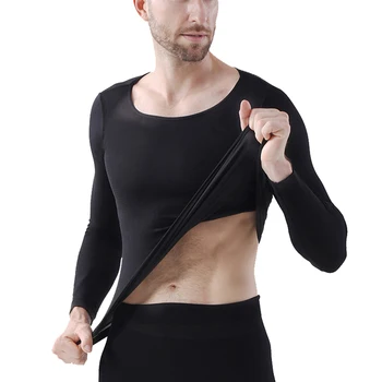 

Fashion Men's Seamless Self Heating Thermal Underwear Set Women's 37 Degree Temperature Ultra-Thin Thermal Underwear