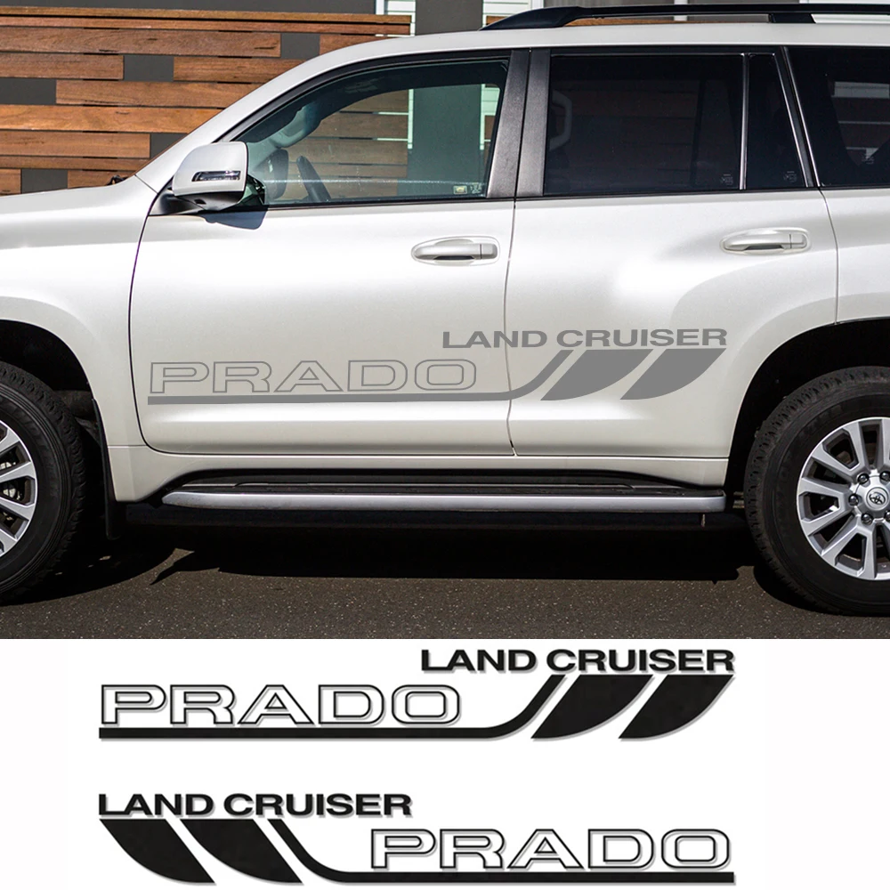 2 шт 170 см наклейки на талию для автомобильной двери для Toyota Land Cruiser Prado Авто виниловые накладки для внедорожников автомобильные аксессуары