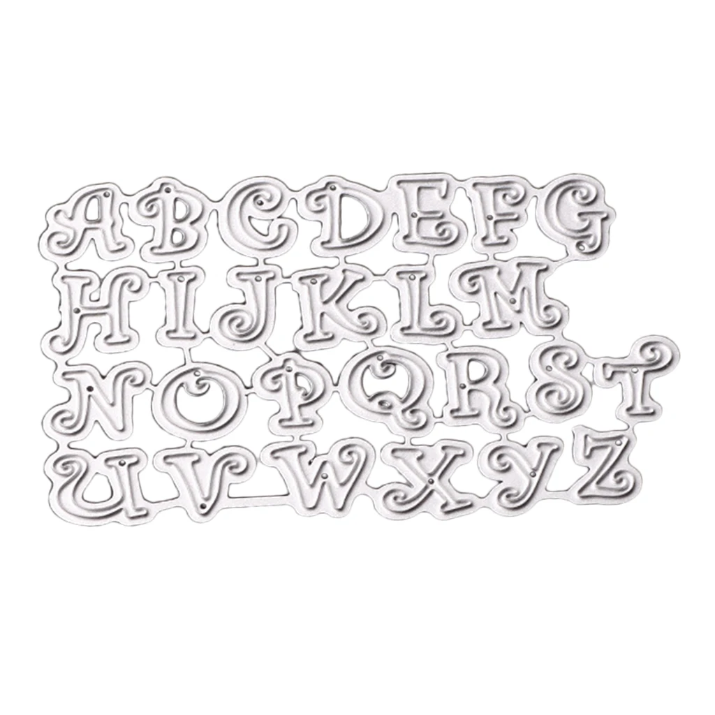 Alphabet Metal Cutting Dies Die Cuts Emboss Stencils For Scrapbook Decor | Дом и сад
