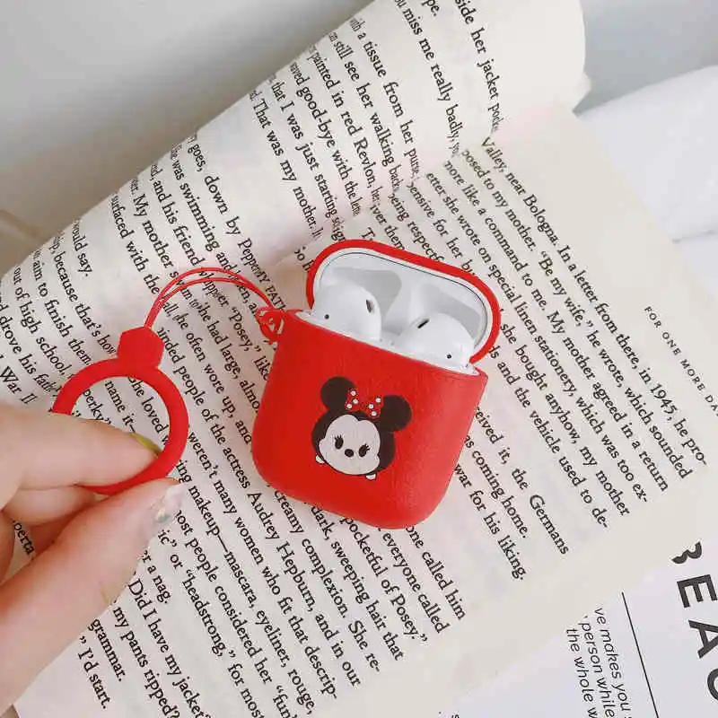 

LOVERONY Leather Bluetooth Earphone Case For AirPods 2 1 Earpods Protective Cover i11 12 Tws Cases Cute Design Apple Air pods