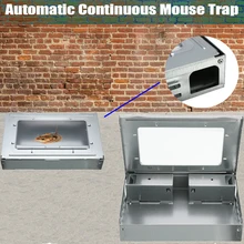 Бытовая Автоматическая непрерывная ловушка для мыши, многоразовая большая ловушка для мыши, Ловушка с высоким эффектом, ловушка для крыс, мышей-убийц, клетка для грызунов