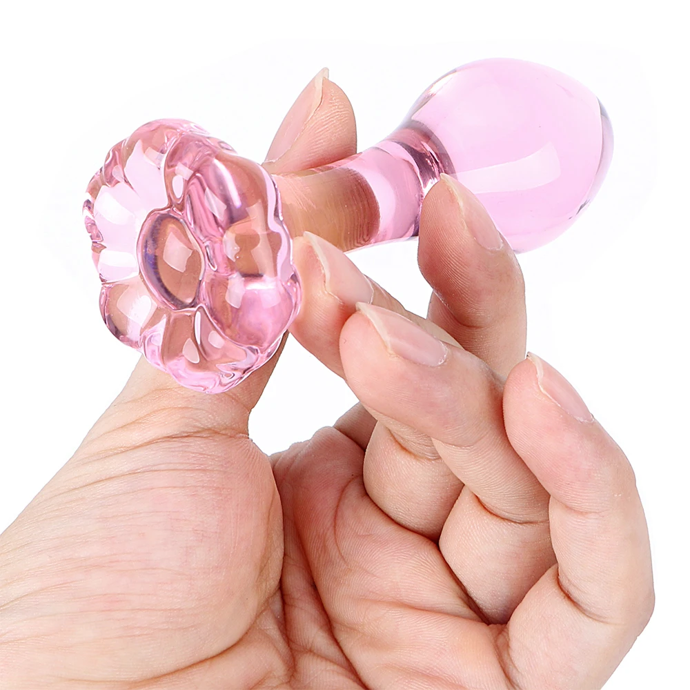 Glas analplugg kristall prostatamassör för vuxna_voghion.com