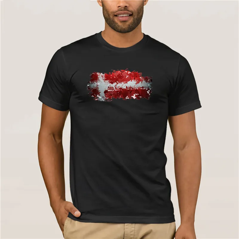 

2020 Fashion T shirtBLWHSA Denmark Flag Printing Casual Short Sleeve Round Neck Brand Design sMen Tshirt