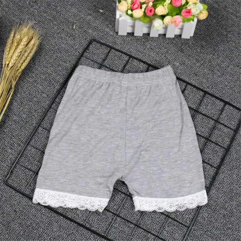 2021 Детские леггинсы для девочек шорты кальсоны Однотонная Одежда Брюки Капри Для