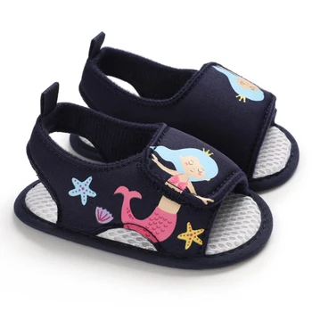 

Baby Girls Print Cartoon Princess Breathable Anti-Slip Summer Shoes Sandals Toddler Soft Soled First Walkers Shoes12