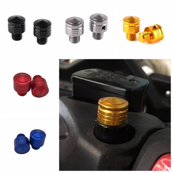 

Motorcycle Accessories CNC Aluminum Mirror Hole Plugs Screw Covers Clockwise For Ymaha Xmax Nmax Aerox Nvx For Honda Forza Pcx