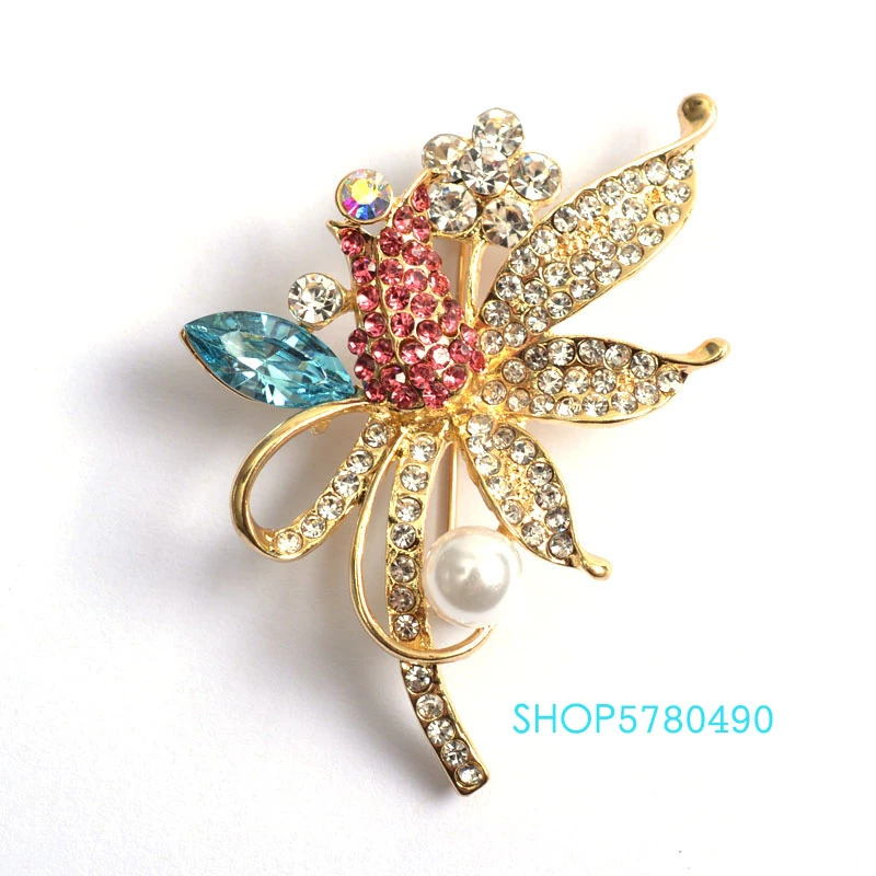 Gold brooch pin for dress clearance