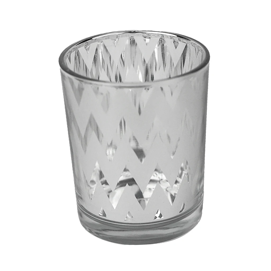 Speckled Glass Votive Candle Tealight Holder for Weddings Parties Home D&eacute;cor Office Bar Cafe Ornament