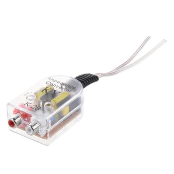

Car High to Low Impedance Converter Speaker to RCA Line