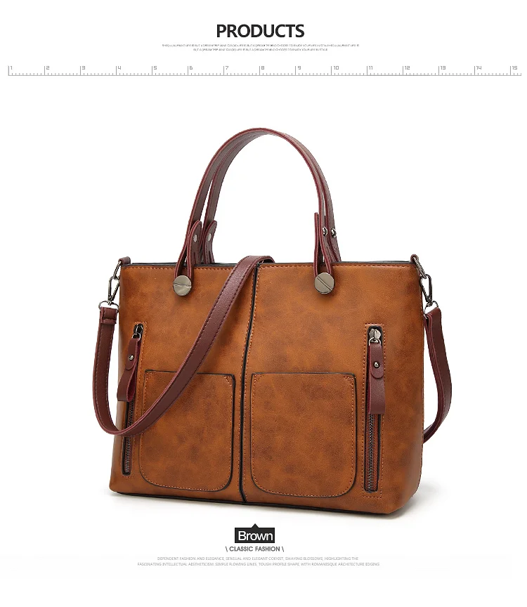 Tinkin винтажная женская сумка на плечо женские повседневные сумки для ежедневных покупок Универсальная высококачественная Сумочка Dames