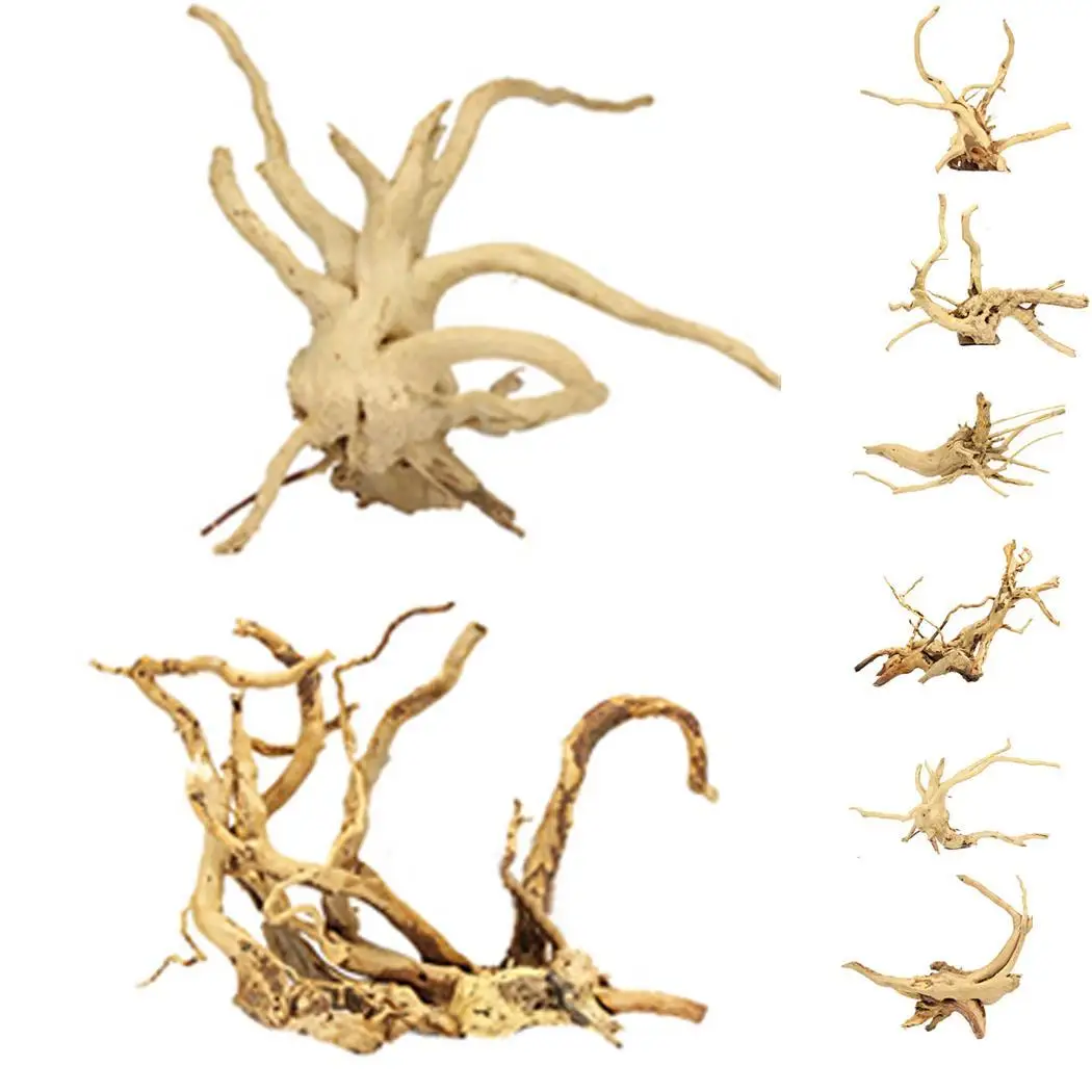 

3 Size Funny tree decor for Home or Party New Fish Tank Driftwood Natural Wood Tree Trunk Ornament Home Aquarium Landscape Decor