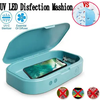 

UV Phone Sanitizer Cleaner Case Phone Aide Portable Smartphone Masks Sterlizer Disinfection for Mobile Phone Jewelry
