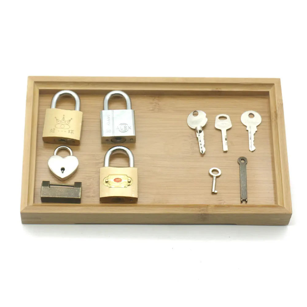  Montessori sensory teaching aids children's early education pre-school education toy unlock practic - 4000280190236