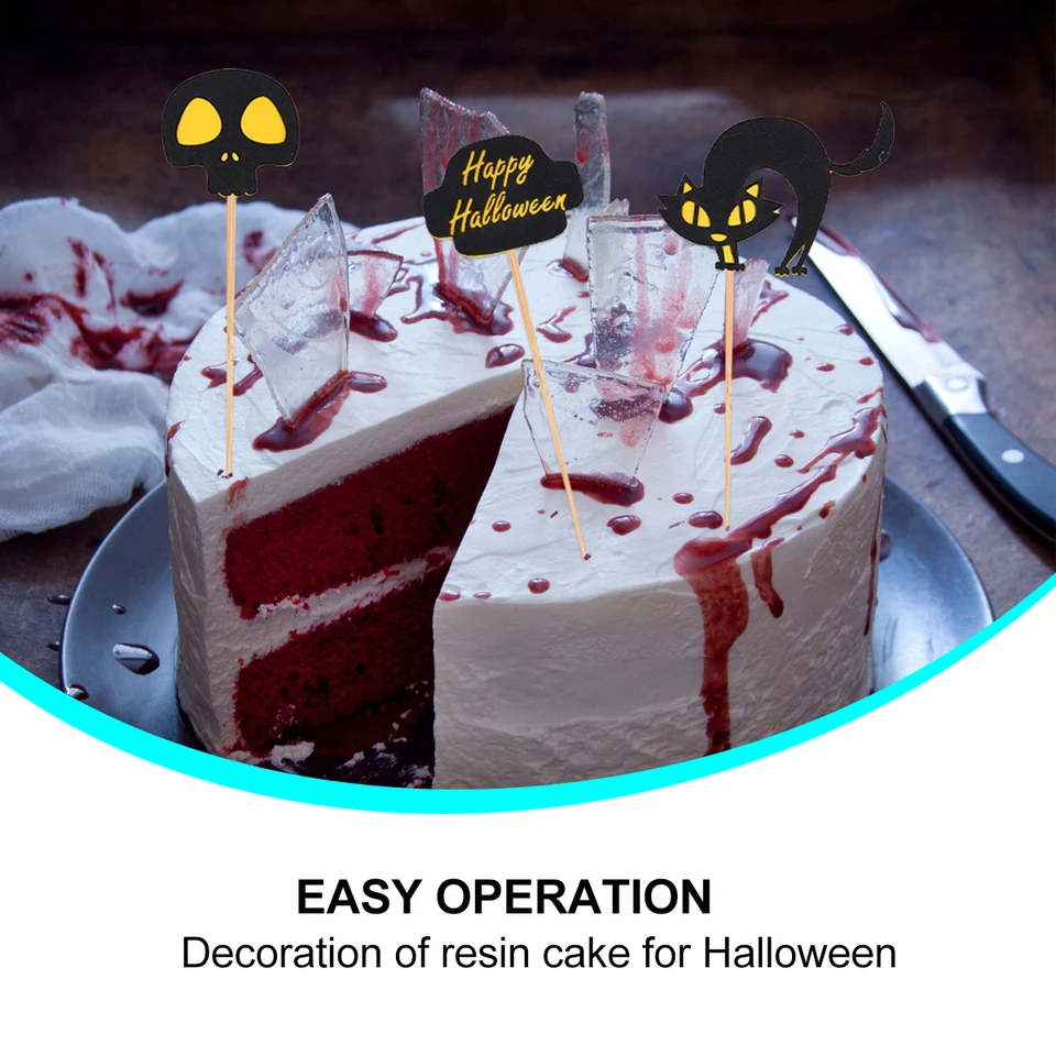 9 Stucke Halloween Kuchen Topper Lustige Kuchen Dekorieren Topper Dessert Cupcake Topper Kreative Dessert Obst Einfugen Partei Liefert Aliexpress