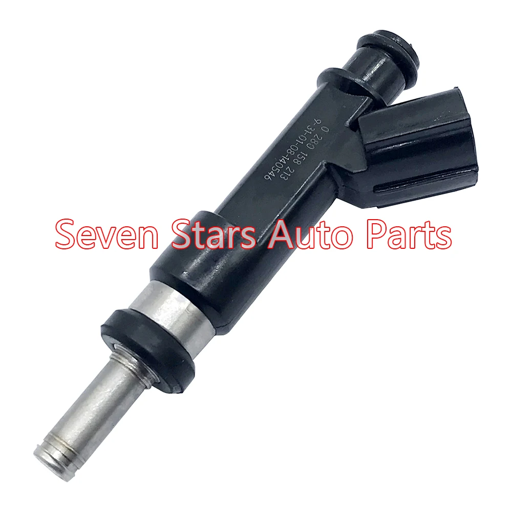 Bocal do injetor de combustível das peças de automóvel de 4 pces compatível com oem 23209-47010 23209-49205 de toyo-ta 0280158213