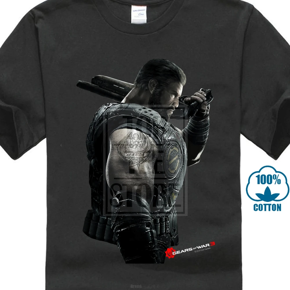 

Printing On T Shirts Printing Machine Men Summer Fashion Gears Of War 3 Solider Men T Shirt O Neck Short Sleeve T Shirts