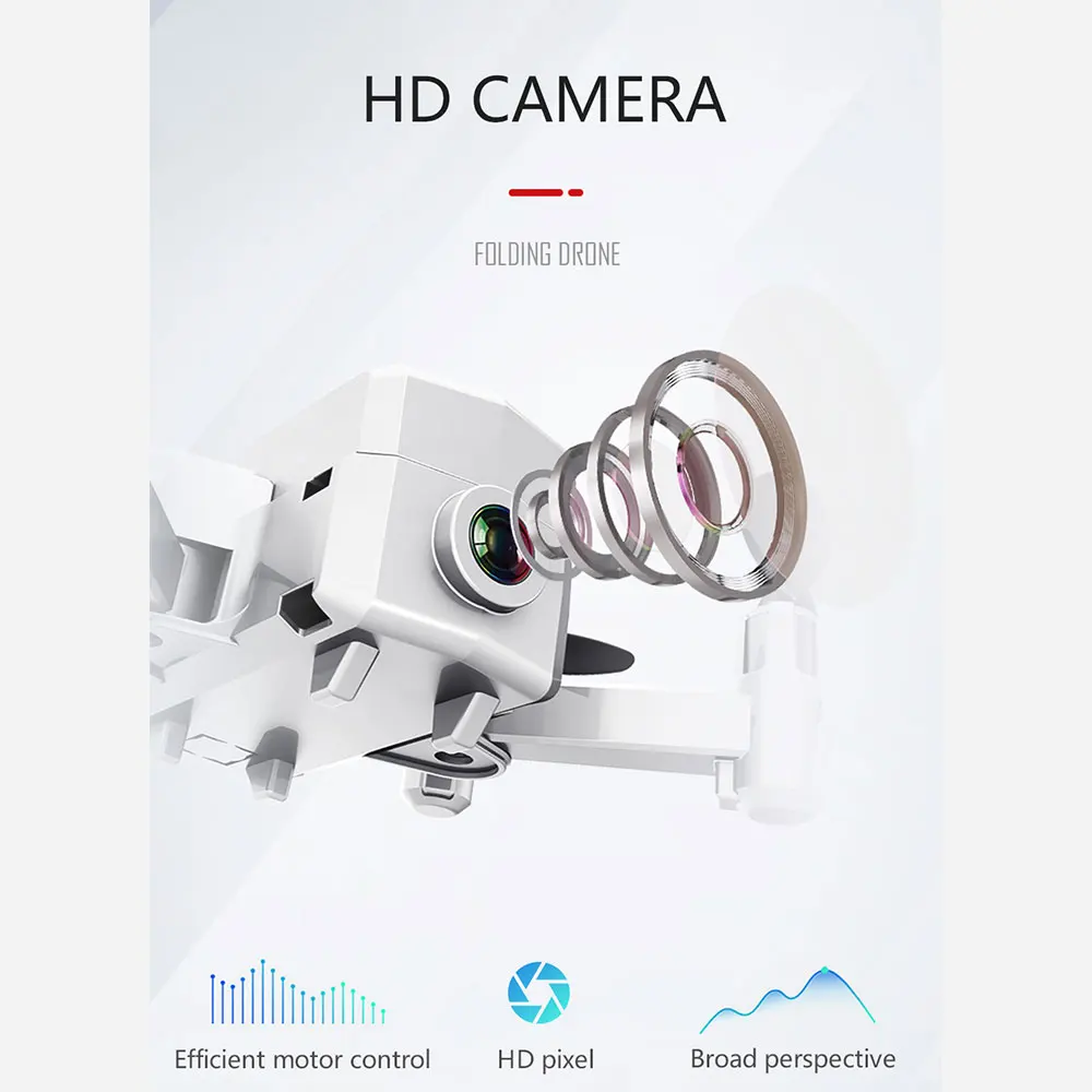 L102 мини Радиоуправляемый Дрон 720P HD камера Квадрокоптер Скорость Регулируемая WiFi