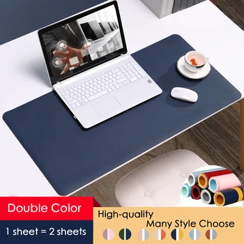 

PU Leather Large Size Mouse Pad Anti-slip Natural Rubber Mouse-pads Waterproof Game Deskmat for Desktop PC Computer Laptop