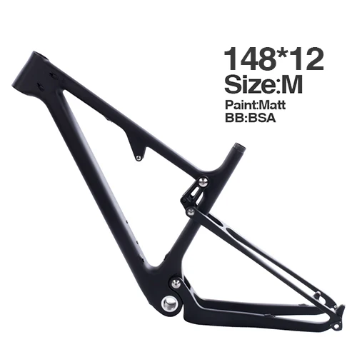 148x12mm m matt Углеродный горный велосипед 29 boost 142/148*12 мм ударный горный велосипед с полной подвеской рама 29er горный велосипед для AM XC - Цвет: 148x12mm m matt