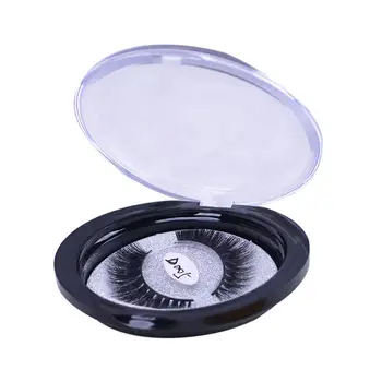 

8Pcs Eyelashes Packaging Case Storage Mirror Box Round False Eyelash Care Glitter Storage Case Box Makeup Container Holder