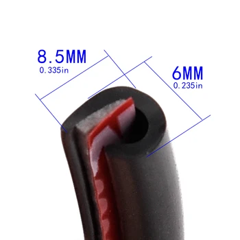 

Car Door Edge Trim Strip Anti-Scratch Protective Moulding Guard Rubber U-Shaped Crash Seal Interior Accessories Replaces