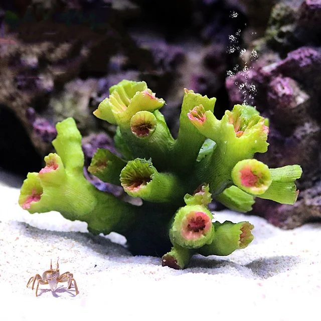 Resin Coral Reef Aquarium Ornaments Fish Tank Decor Resin Coral Home Tank Decor 5