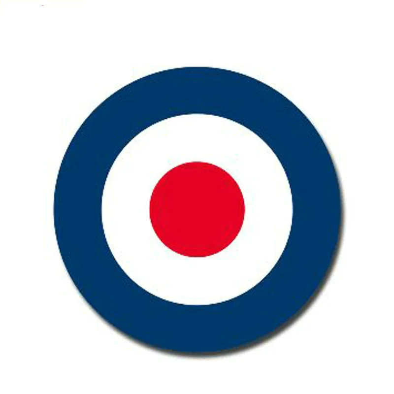 Глянцевая виниловая наклейка Раф круглая The Who Mod Target Vespa стильная
