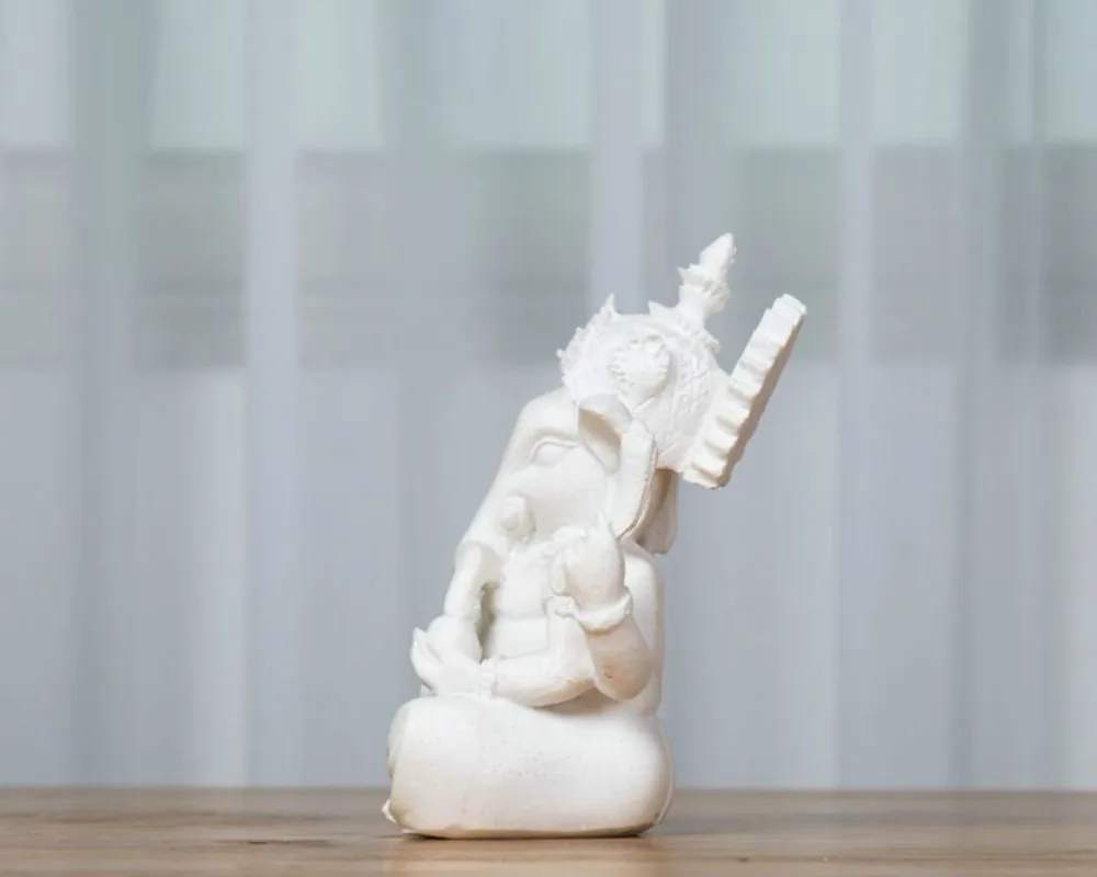 5 &quotукрашения Статуэтка Ганеша Смола индуистский слон Бог высокое качество сидя