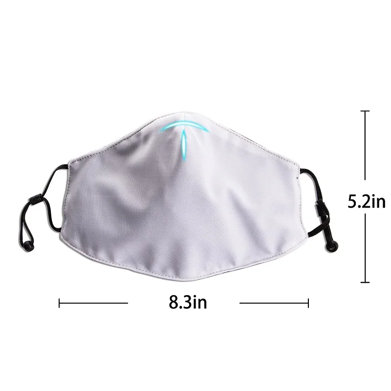 Dust Face Mask Ahegao O-Face Mouth Mask Washeable Reusable Face Mouth Mask Protection Anti Pollution Respirator