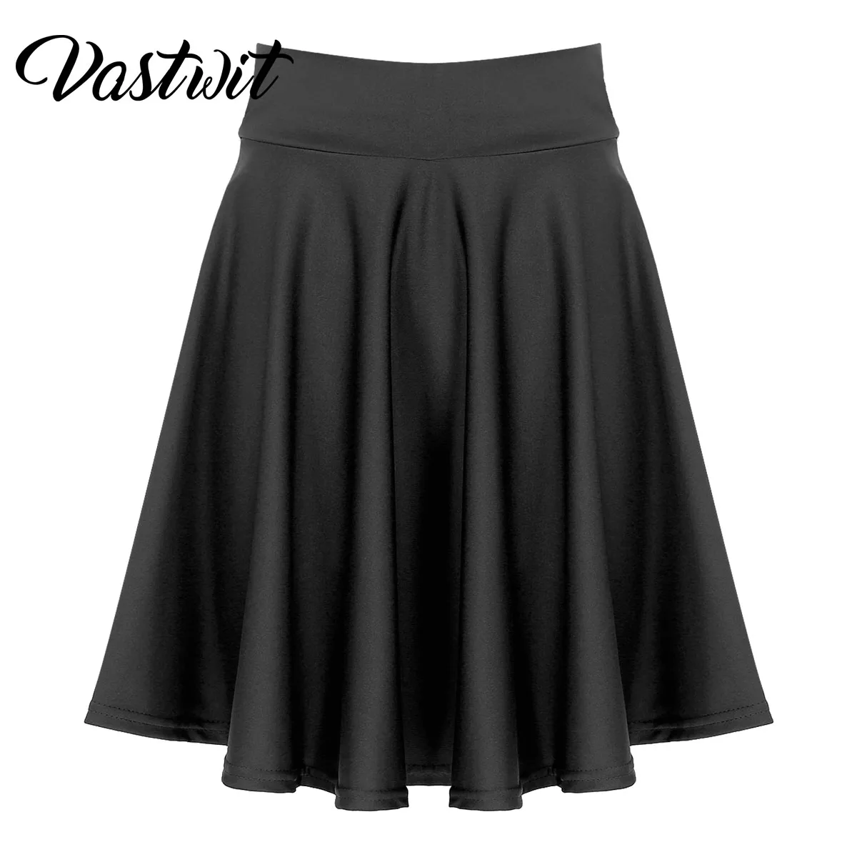 

Women Pure Color High Waist A-Line Pleated Mini Skirt Shorts Office Daily Fashion School Korean Style Mini Aesthetic Dance Skirt