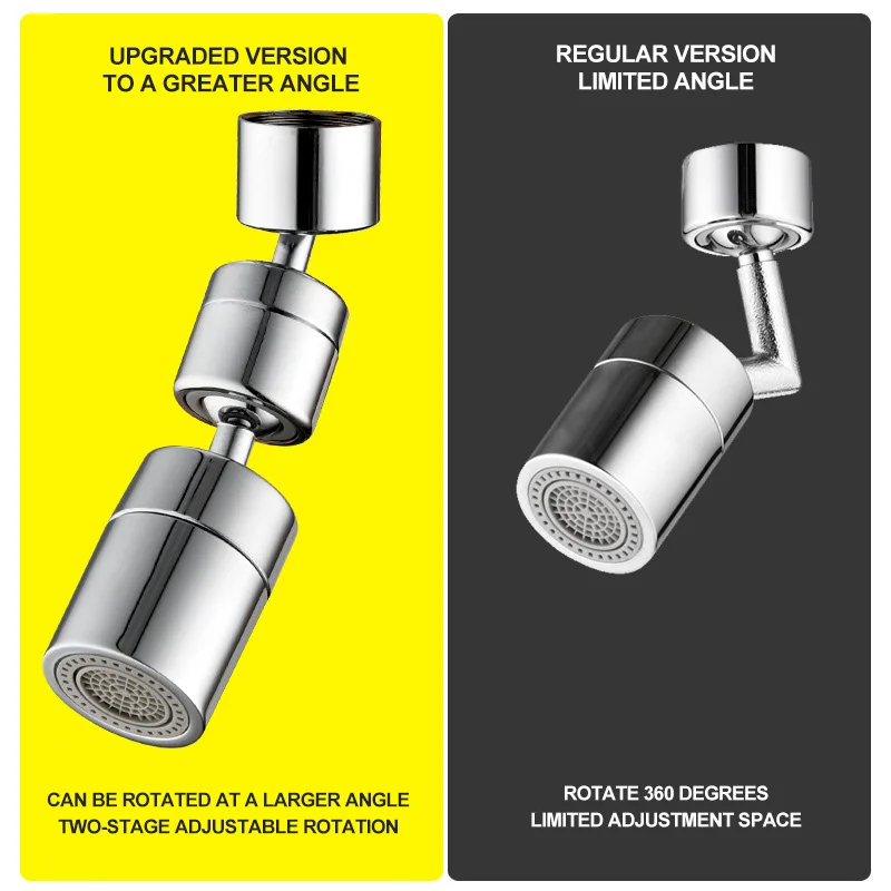 

Zhangji 360 Degree Rotating Spray Head Adapter Universal Splash Faucet Kitchen Faucet Nozzle Tap Filter Water Bubbler Aerator