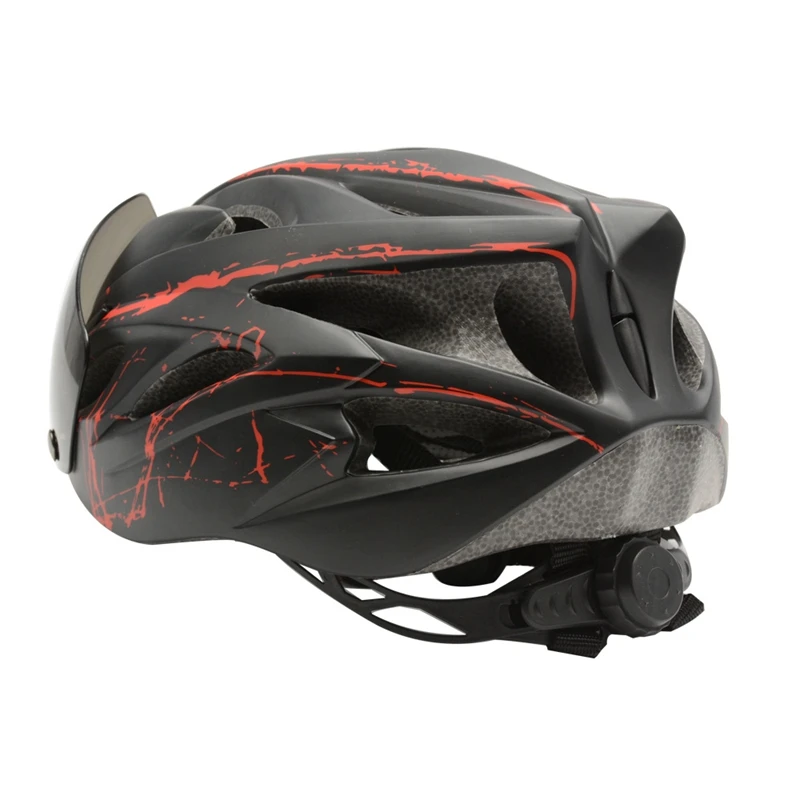 Велосипедный шлем с очками, ультралегкий ветрозащитный велосипедный шлем с очками для горного велосипеда